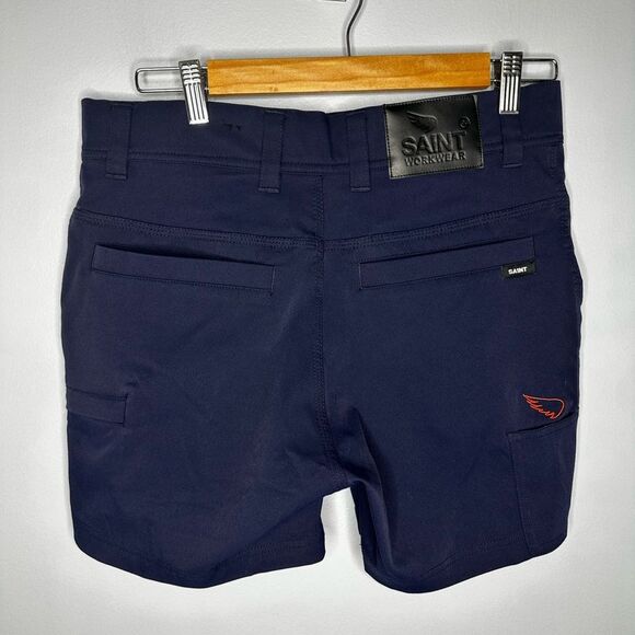 Sa1nt Works Lightweight Shortlength Motorcycle Short men’s size 30 Navy Blue - Picture 1 of 10